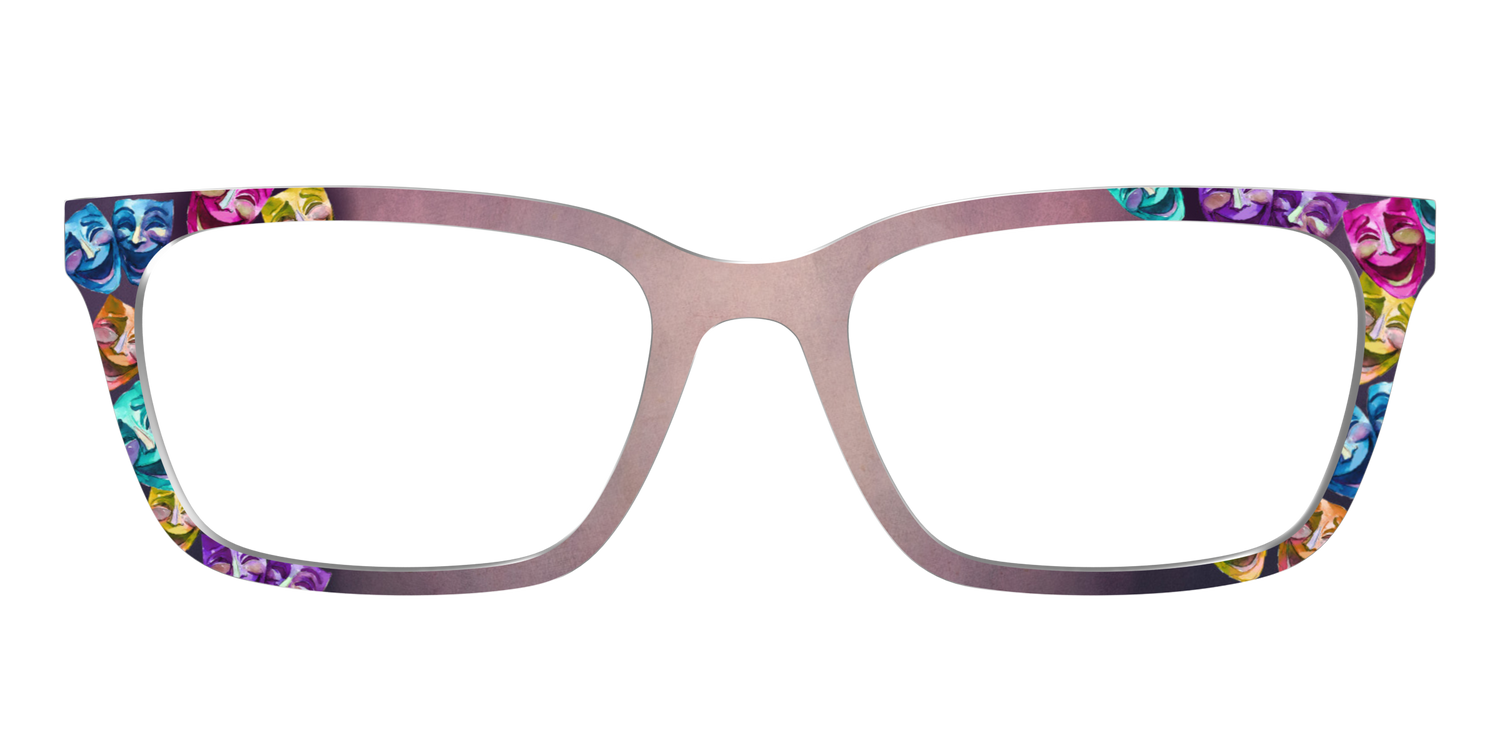 The Comedy Masks - Front Top Image - Pair Eyewear
