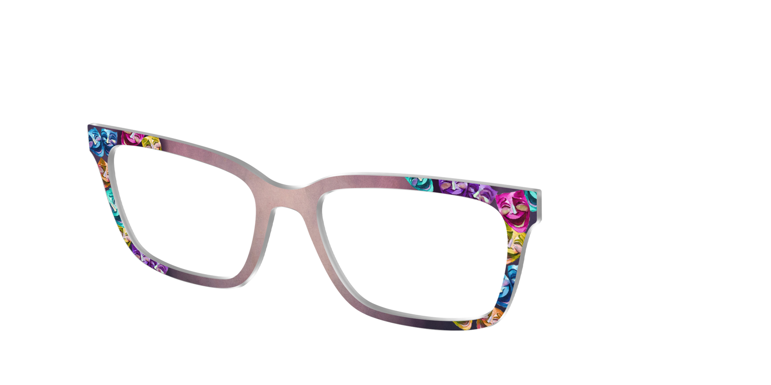 The Comedy Masks - Angle Top Image - Pair Eyewear