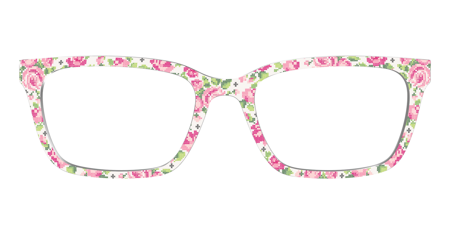 The Cross-Stitch Petals - Front Top Image - Pair Eyewear