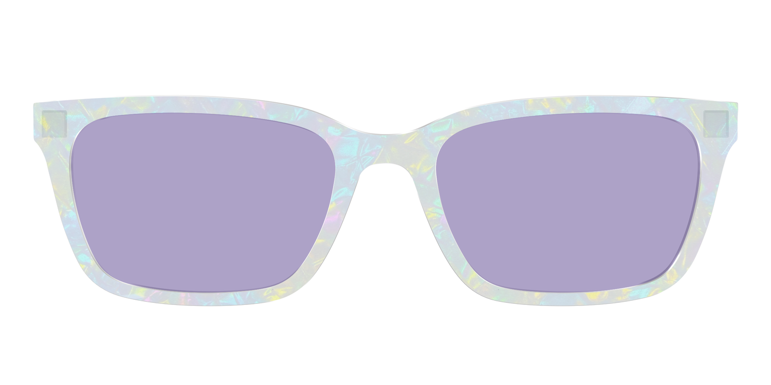 The Dazzling Opal with Celestial Purple Lens - Front Top Image - Pair Eyewear