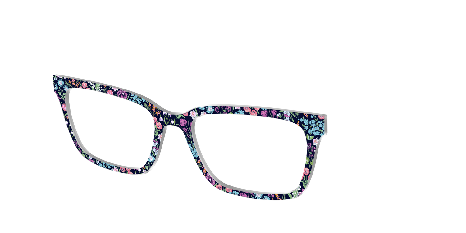 The Demure Blossoms - Angle Top Image - Pair Eyewear