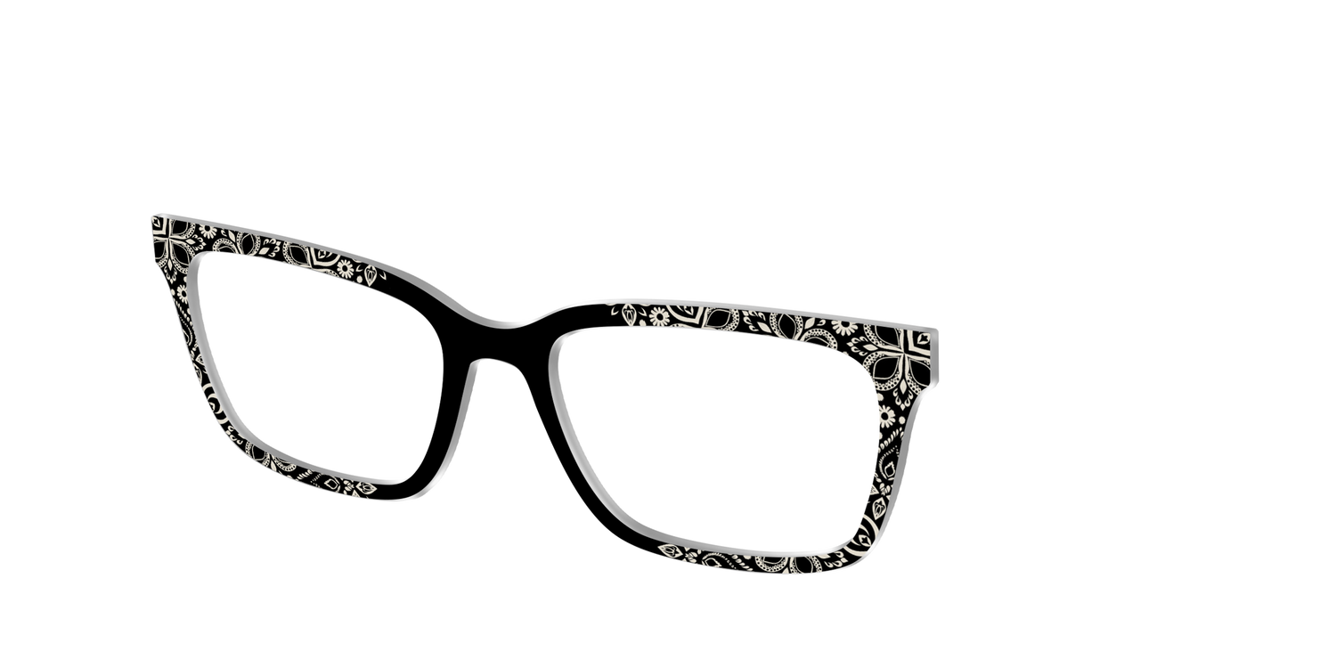 The Ecru Embroidery - Angle Top Image - Pair Eyewear