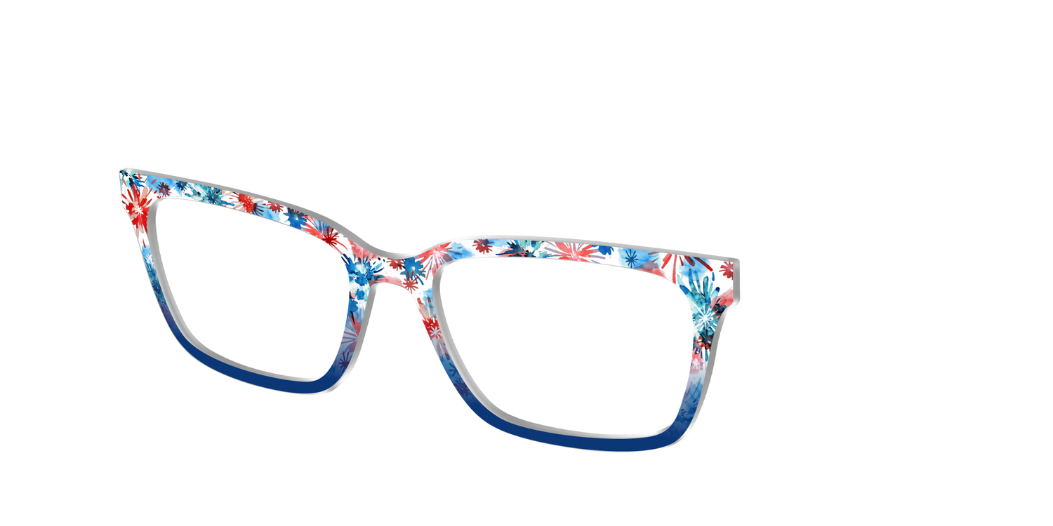 The Firework Bursts - Angle Top Image - Pair Eyewear