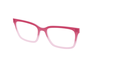 The Flamingo to Blush Gradient Crystal - Angle Top Thumbnail - Pair Eyewear