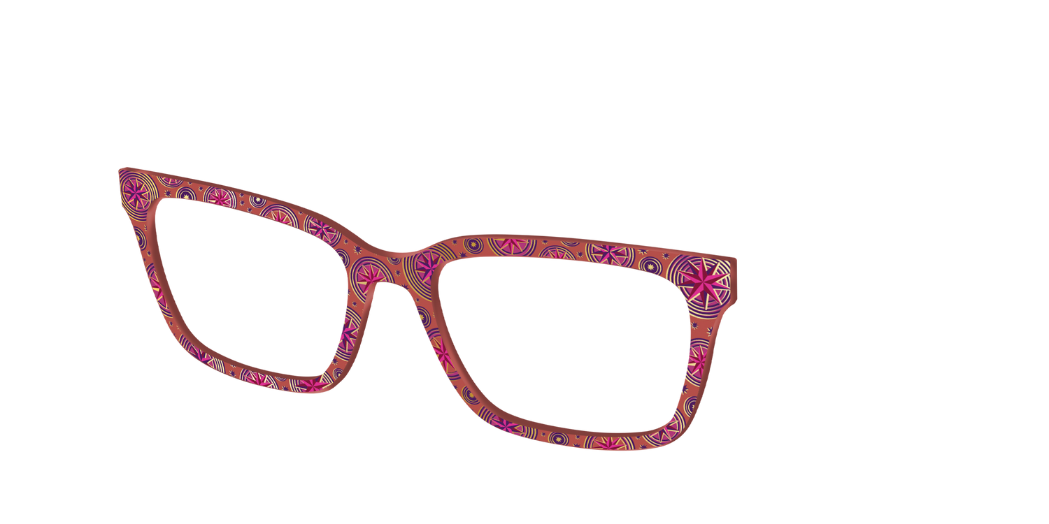 The Gold Foil Luna Lovegood™ - Angle Top Image - Pair Eyewear