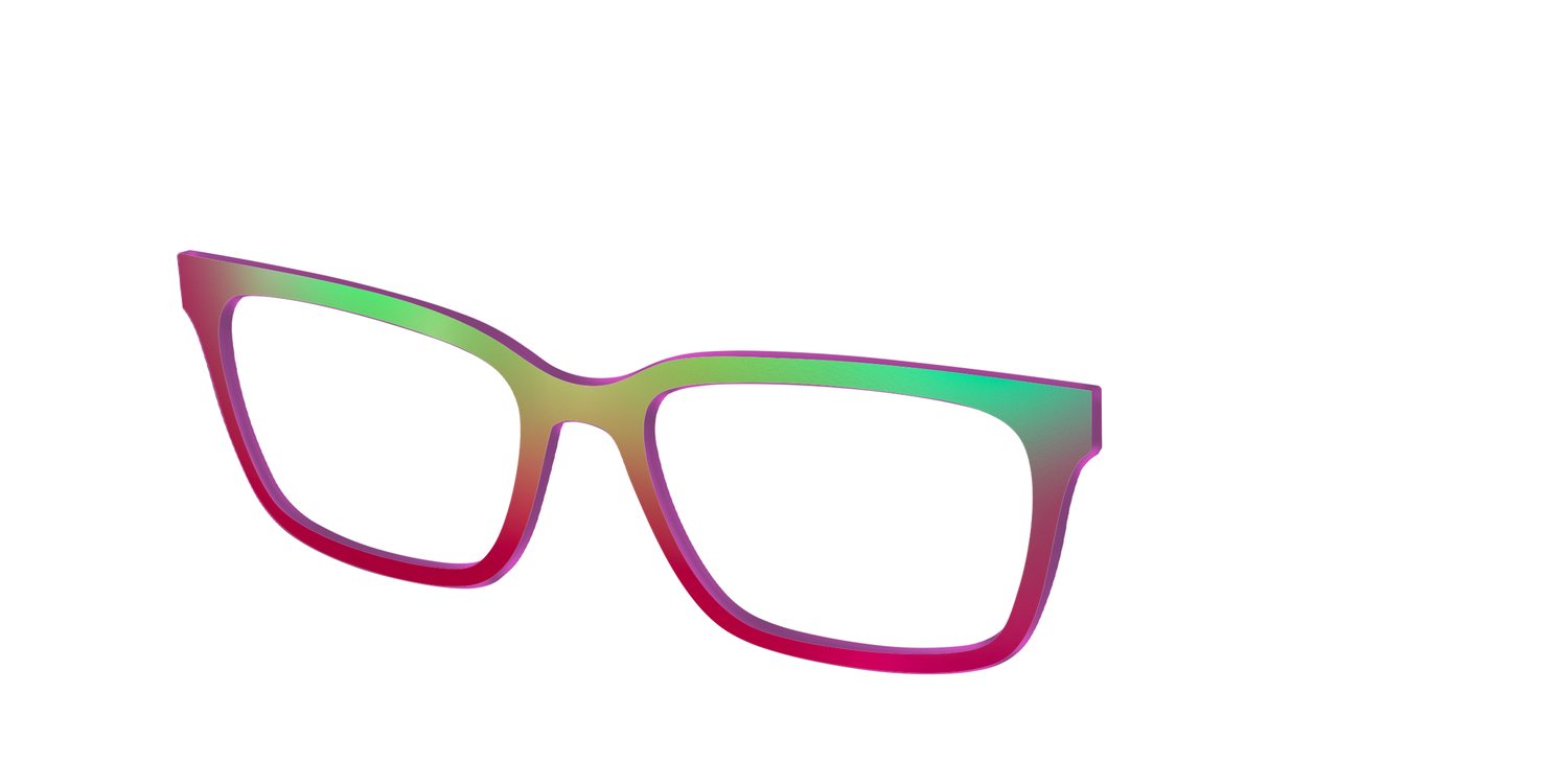 The Guava Ombre - Angle Top Image - Pair Eyewear