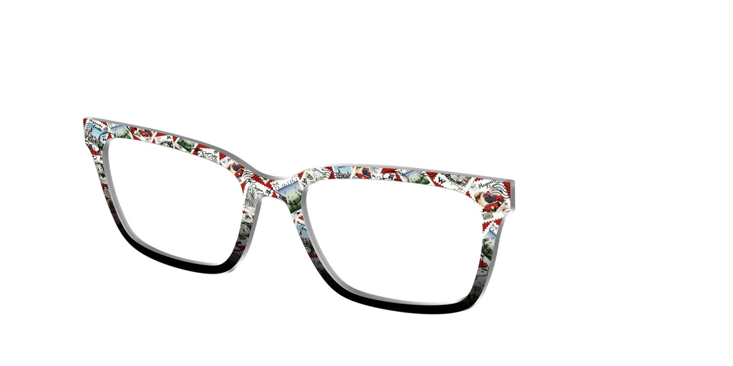 The Hogwarts™ Stamps - Angle Top Image - Pair Eyewear