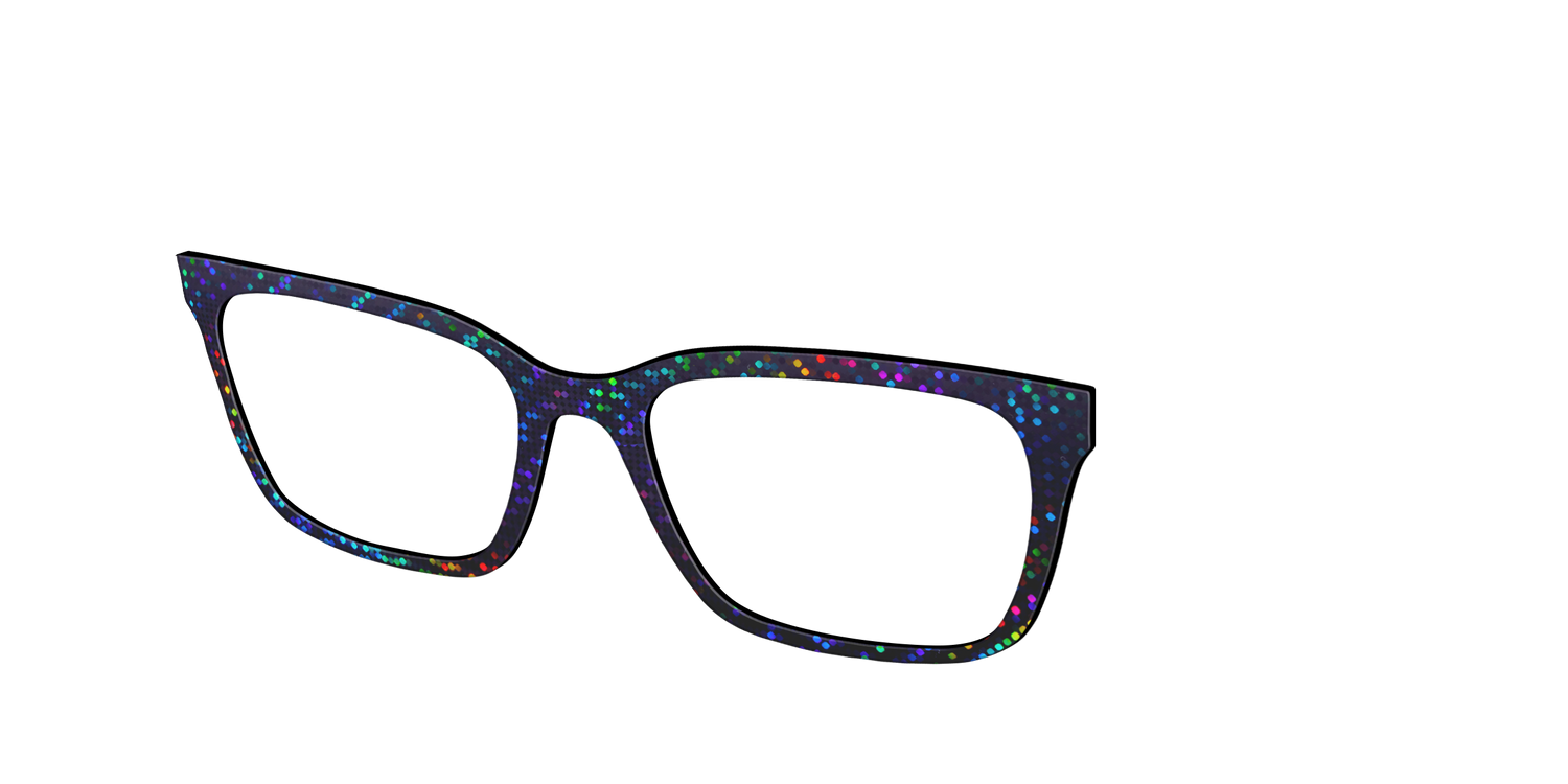 The Holographic Dots - Angle Top Image - Pair Eyewear