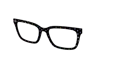 The Holographic Lightning Bolts - Angle Top Thumbnail - Pair Eyewear