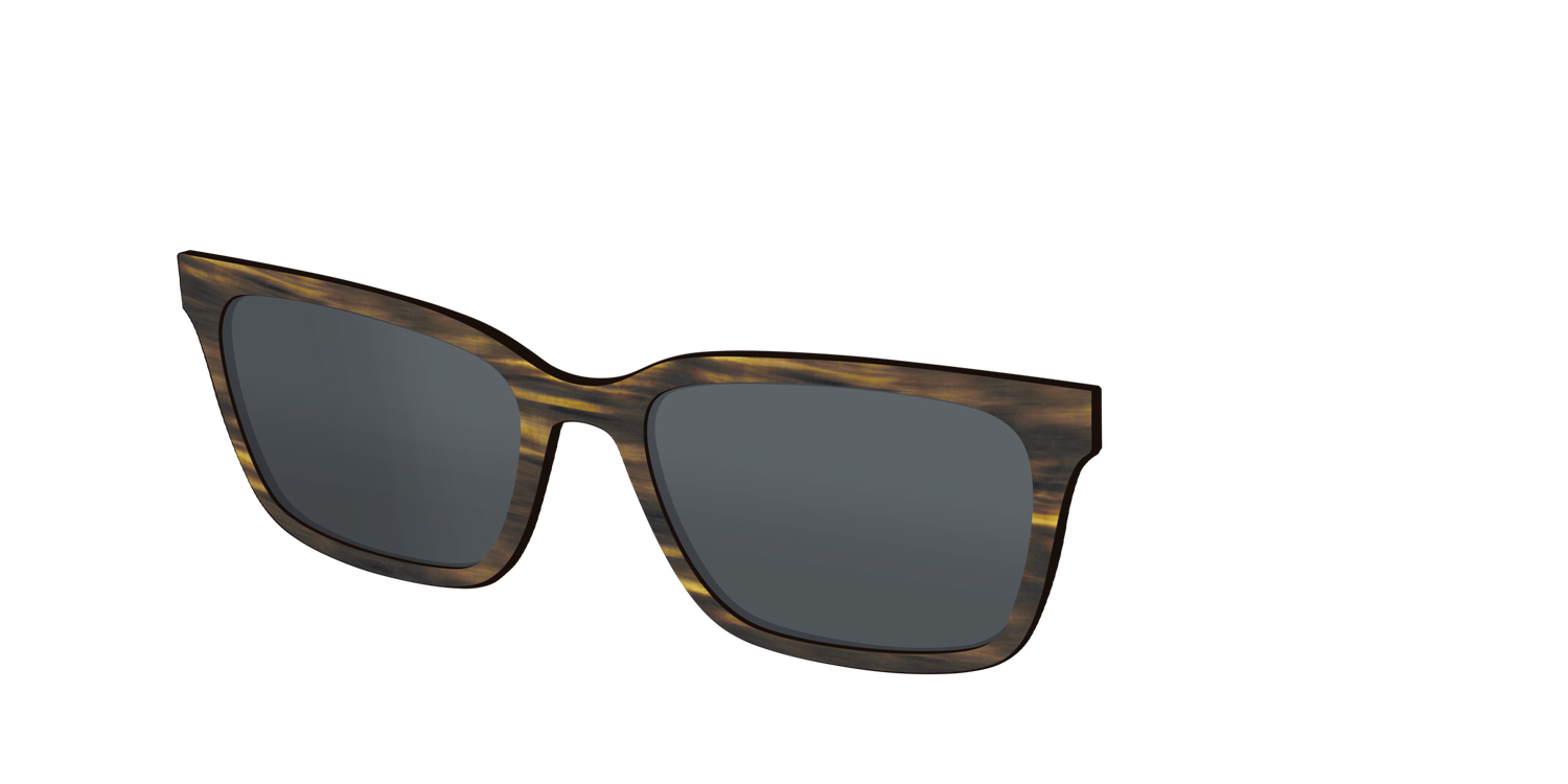 The Polarized Horn Sun Top - Angle Top Image - Pair Eyewear