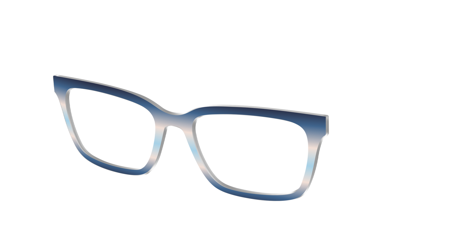 The Hydrangea Haze Gradient - Angle Top Image - Pair Eyewear