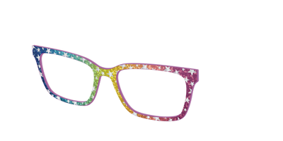 The Iridescent Rainbow Stars - Angle Top Thumbnail - Pair Eyewear