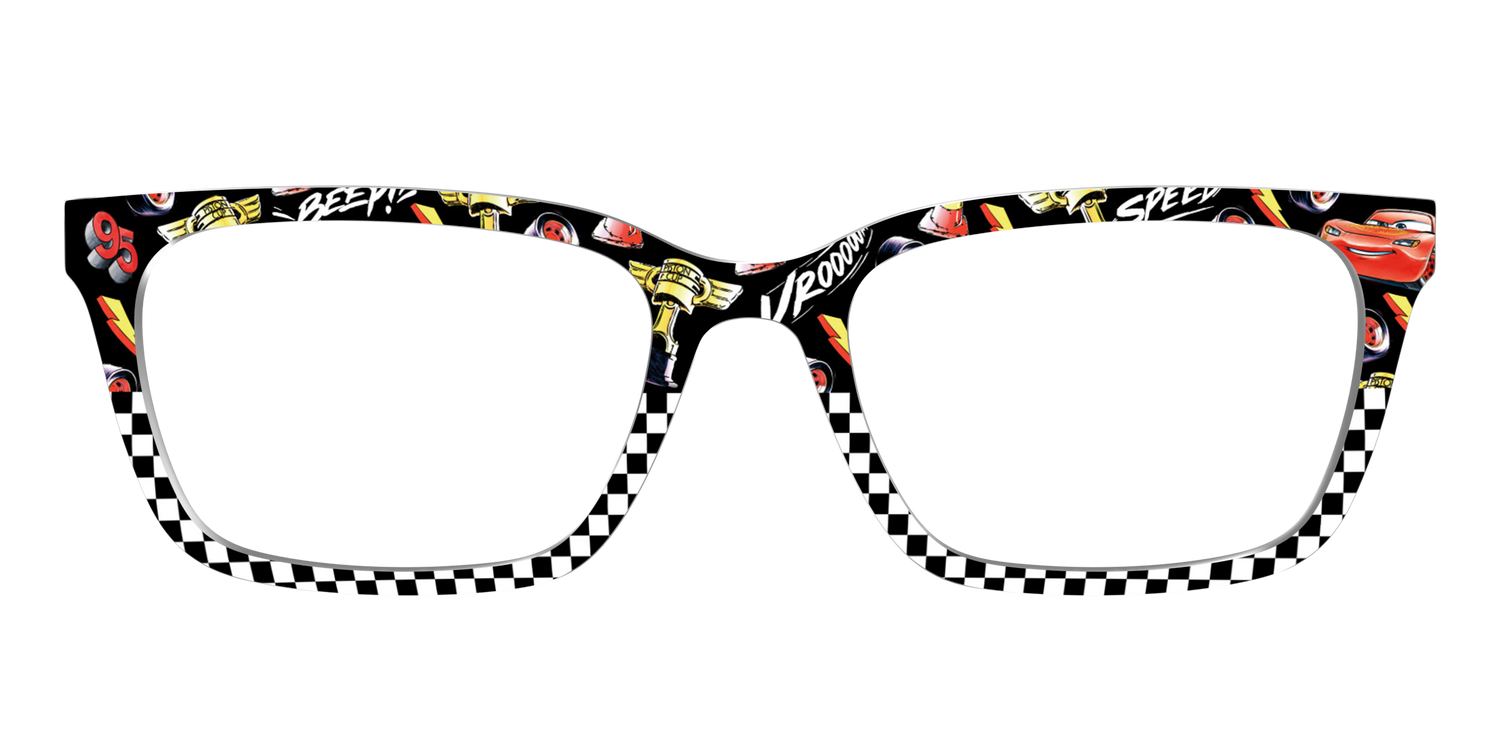 Lightning Mcqueen Speed Split - Front Top Image - Pair Eyewear