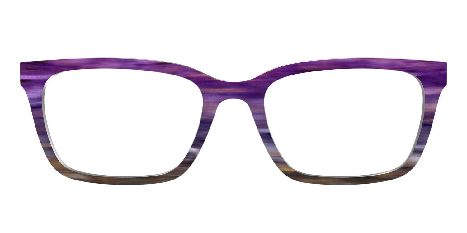 The Lilac Gradient Horn - Front Top Image - Pair Eyewear