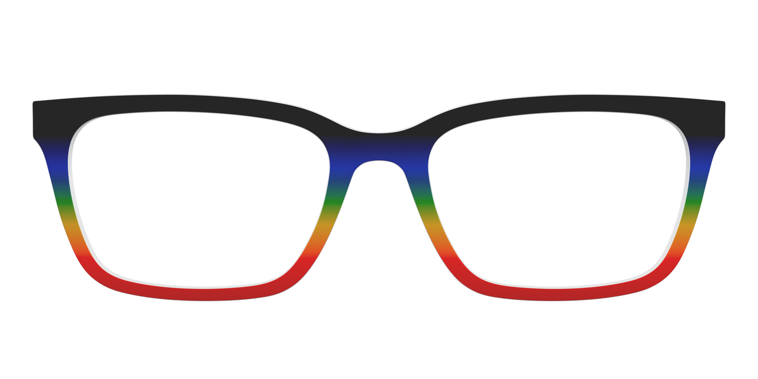 The Love Wins Gradient - Front Top Image - Pair Eyewear