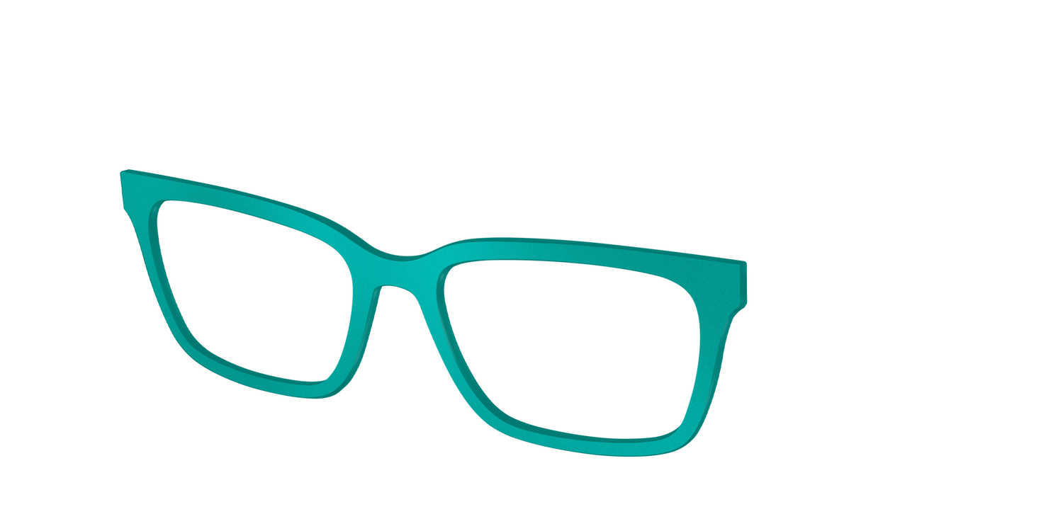The Matte Jade - Angle Top Image - Pair Eyewear