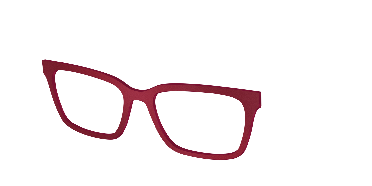 The Matte Burgundy - Angle Top Image - Pair Eyewear