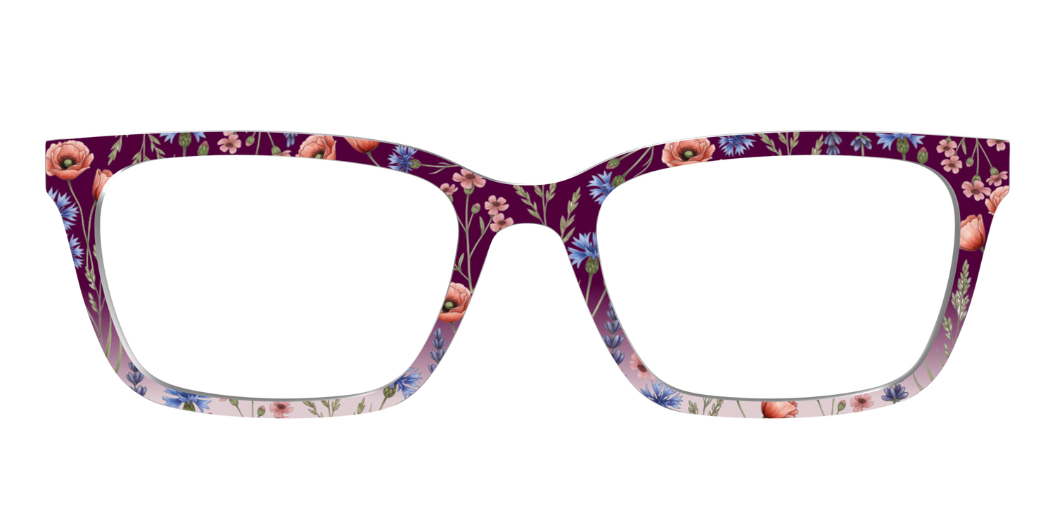 The Mulberry Floral Dip-Dye - Front Top Image - Pair Eyewear