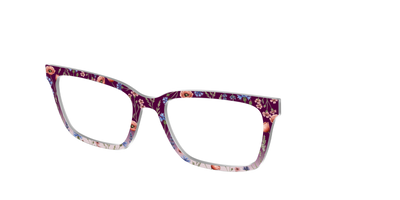 The Mulberry Floral Dip-Dye - Angle Top Thumbnail - Pair Eyewear