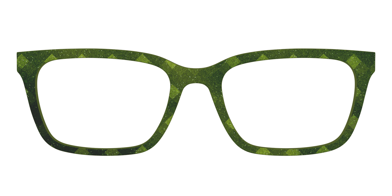 The Olive Geo - Front Top Image - Pair Eyewear