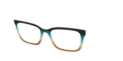 The Onyx to Rust Gradient - Angle Top Thumbnail - Pair Eyewear