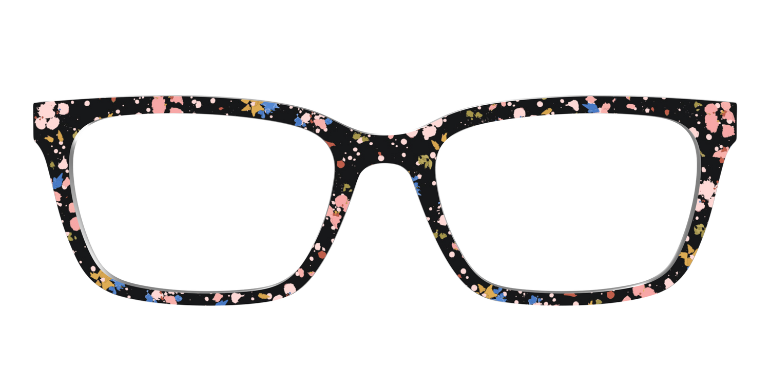 The Pallid Paint Splatter - Front Top Image - Pair Eyewear