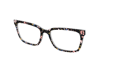 The Pallid Paint Splatter - Angle Top Thumbnail - Pair Eyewear