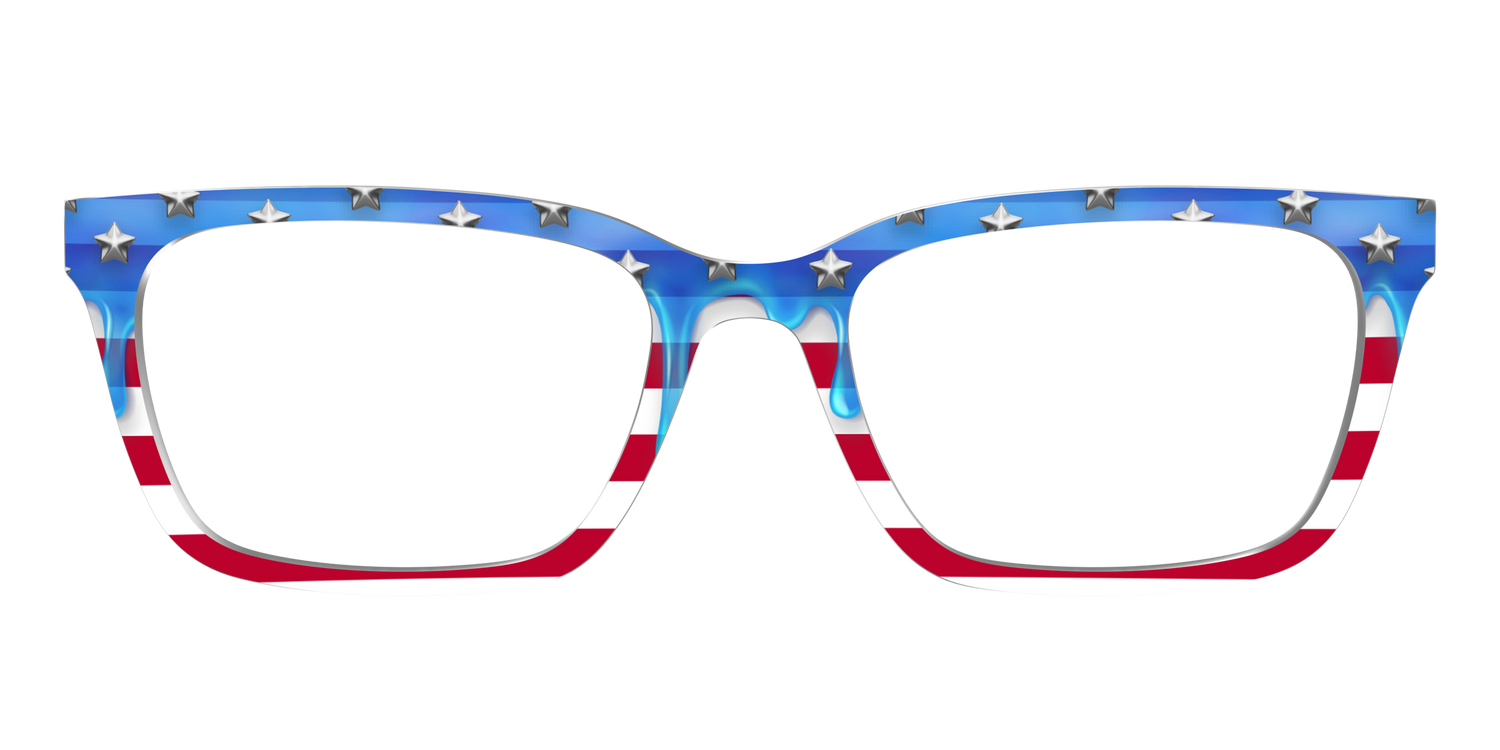 The Patriotic Slime - Front Top Image - Pair Eyewear