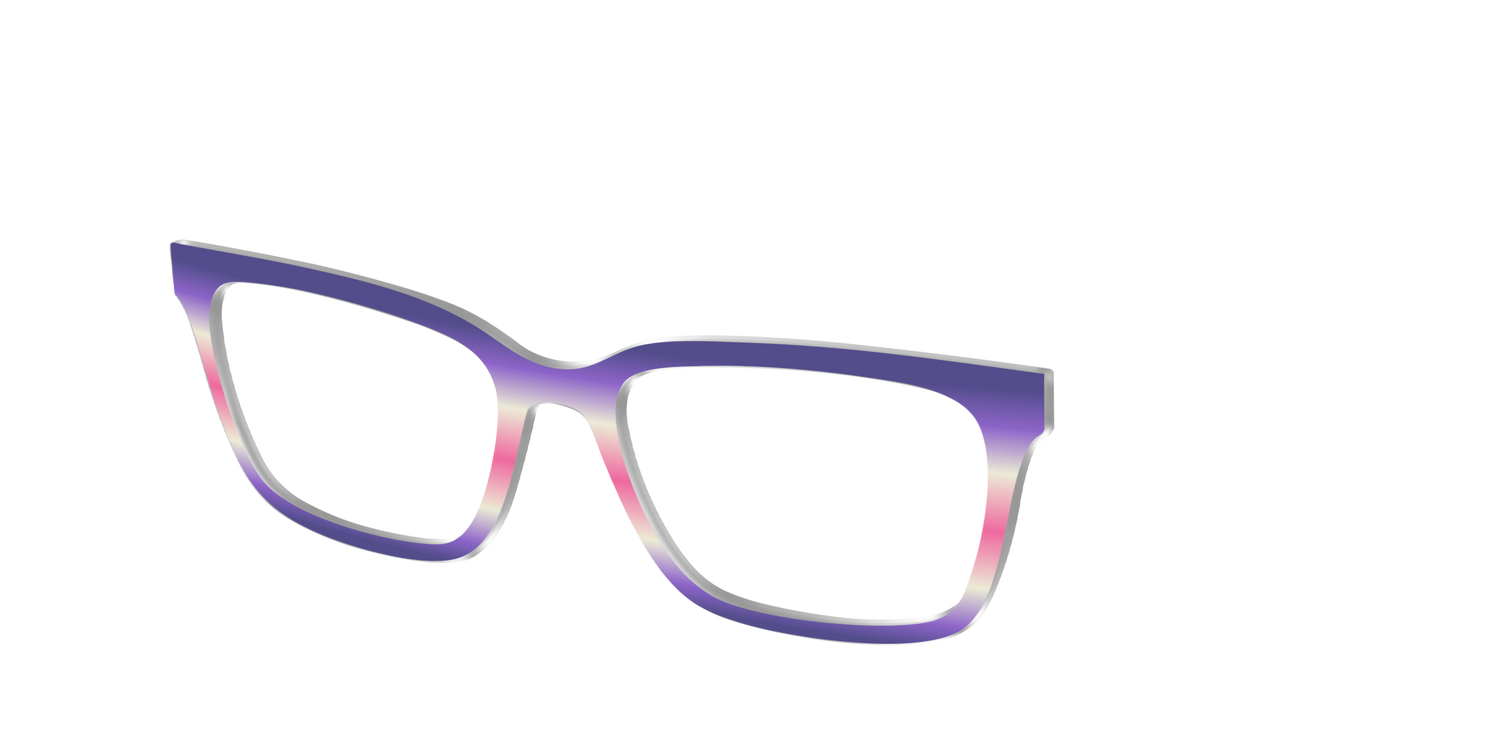 The Petunia Haze Gradient - Angle Top Image - Pair Eyewear