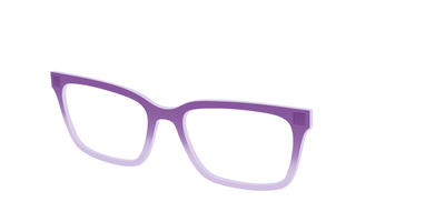 The Plum to Lilac Gradient Crystal - Angle Top Thumbnail - Pair Eyewear