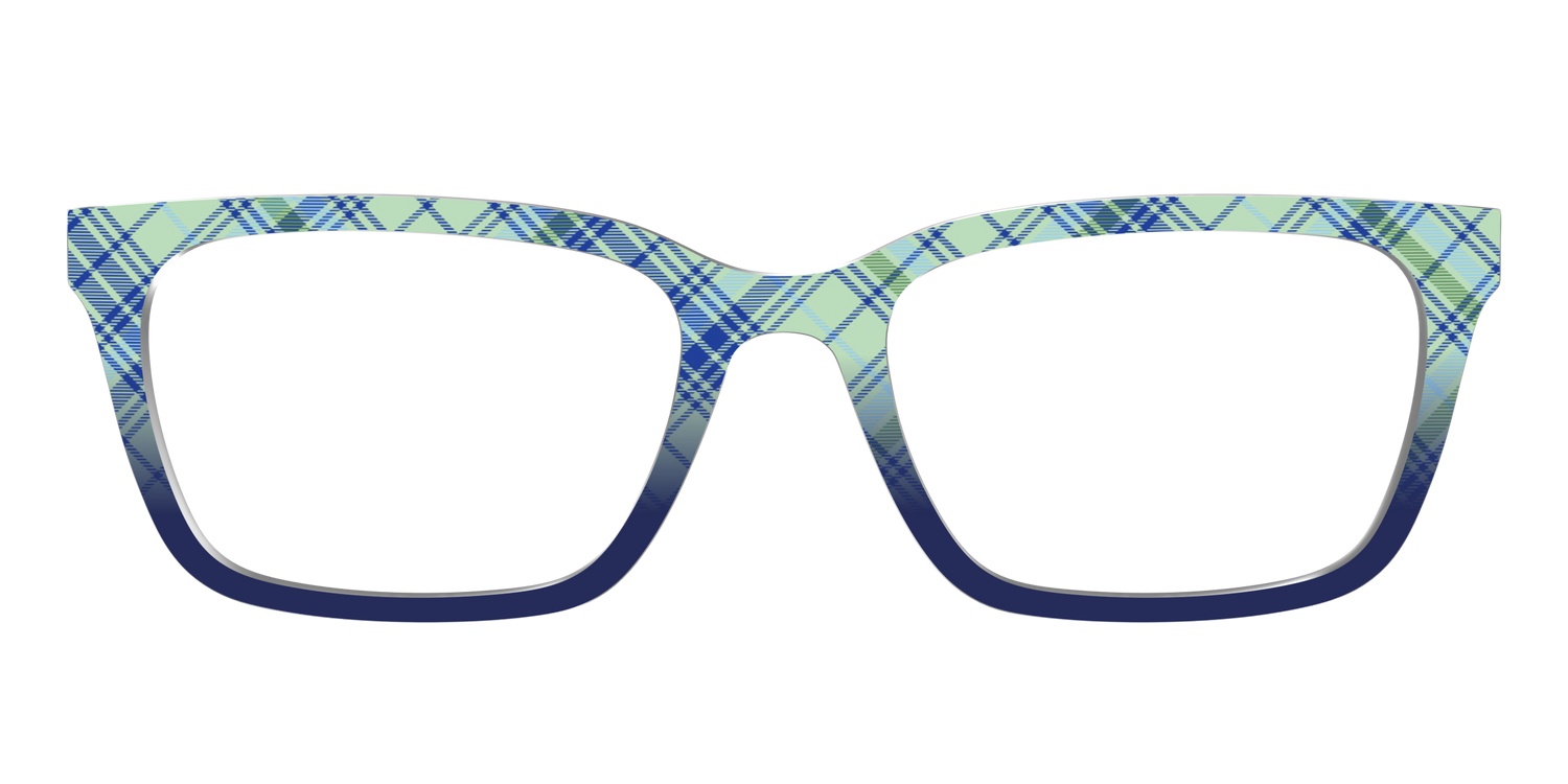 The Poetic Plaid - Front Top Image - Pair Eyewear