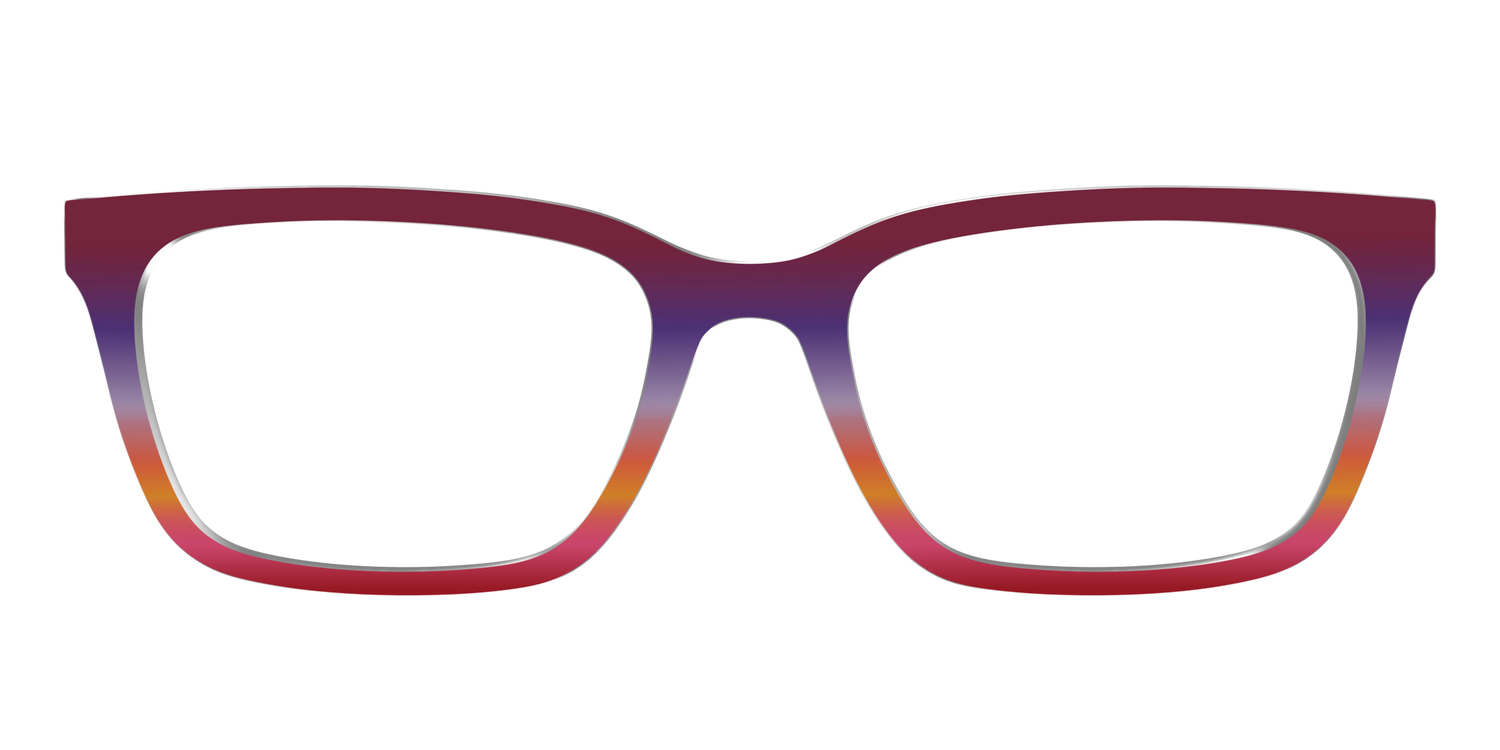 The Primary Gradient - Front Top Image - Pair Eyewear
