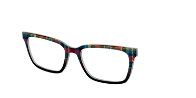 The Principal Plaid - Angle Top Thumbnail - Pair Eyewear