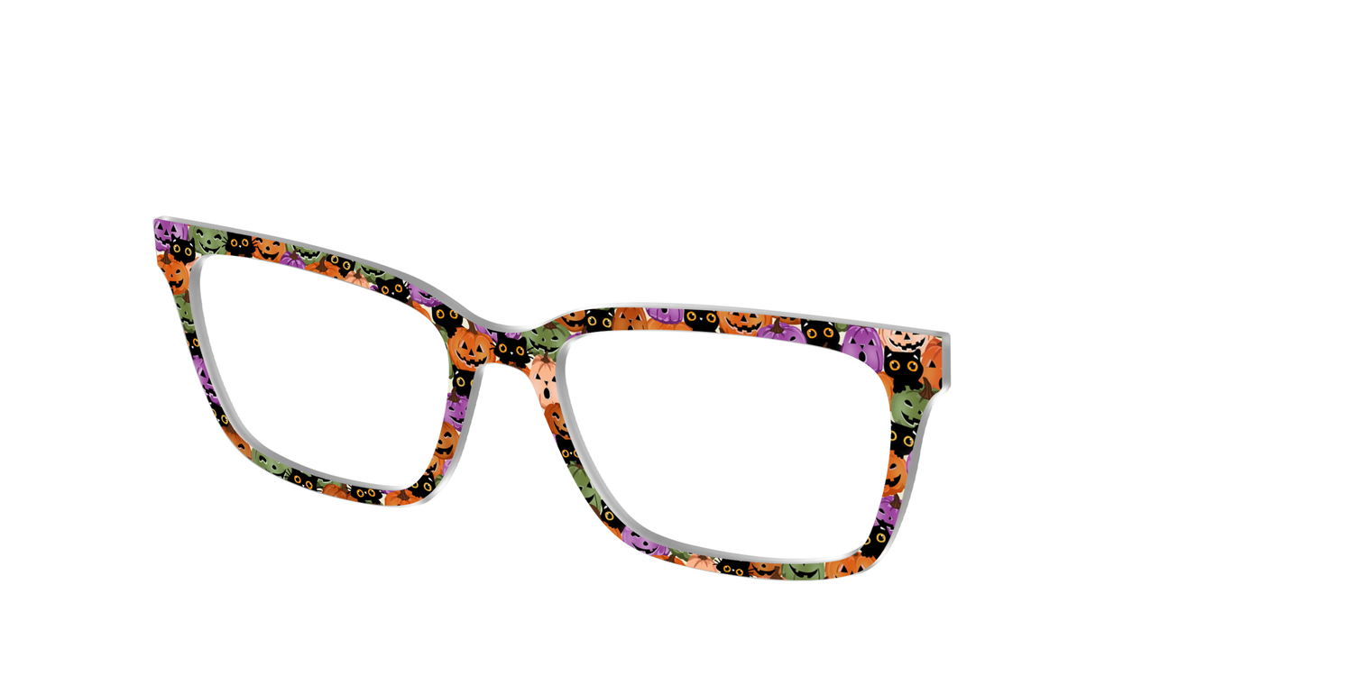 The Purring Pumpkins - Angle Top Image - Pair Eyewear