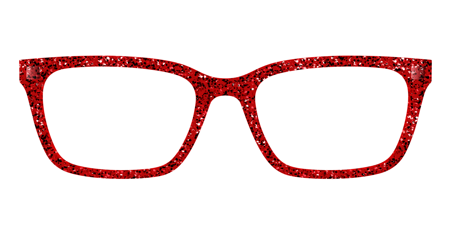 The Ruby Sparkle - Front Top Image - Pair Eyewear