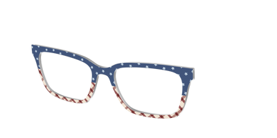The Starry Gingham Split - Angle Top Thumbnail - Pair Eyewear