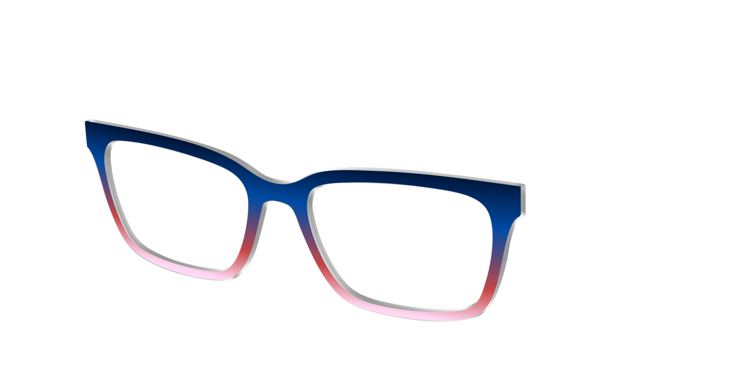The Summer Sky Gradient - Angle Top Image - Pair Eyewear
