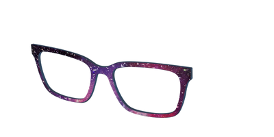 The Twilight Sky with Holographic Glitter - Angle Top Thumbnail - Pair Eyewear