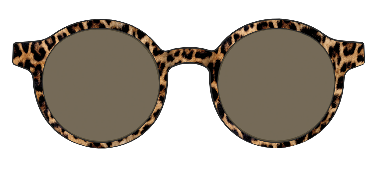 The Polarized Cheetah Spots Sun Top - Front Top Image - Pair Eyewear