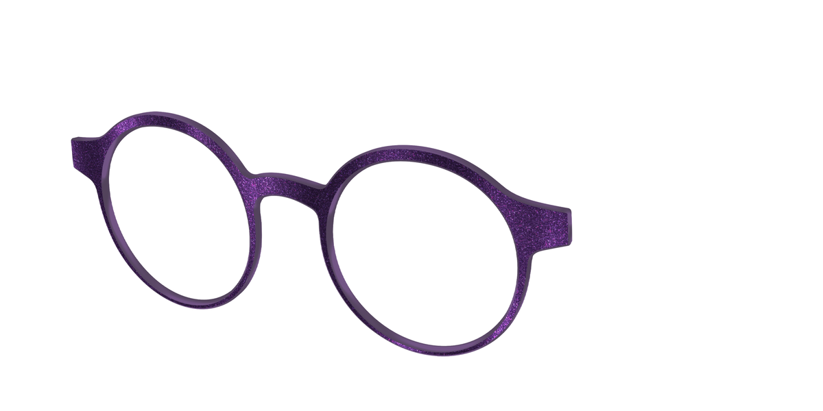 The Deep Purple Shimmer - Angle Top Image - Pair Eyewear