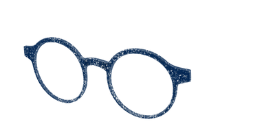 The Navy Sparkle - Angle Top Thumbnail - Pair Eyewear