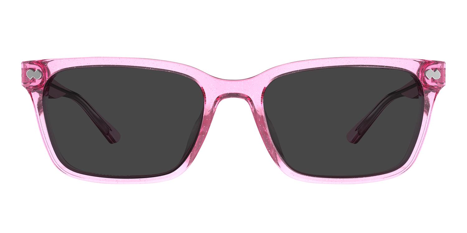 The Larkin - Pink Glitter Clear Sun - Carousel1 - Pair Eyewear