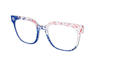 The 76ers Splatter - Angle Top Thumbnail - Pair Eyewear