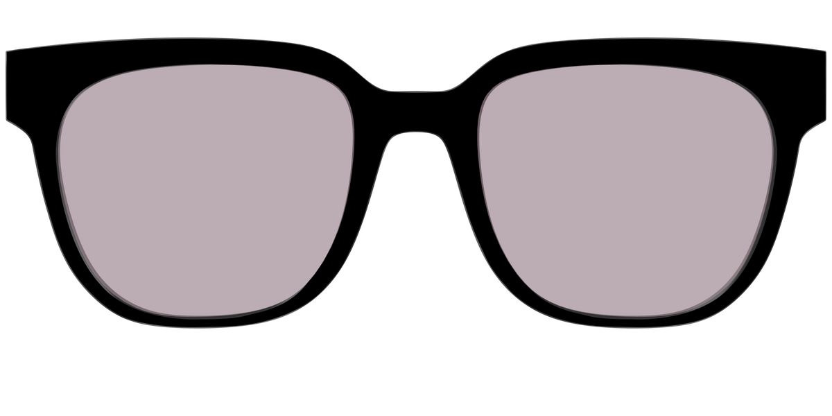 The Black with Gray Gaming lens - Front Top Image - Pair Eyewear