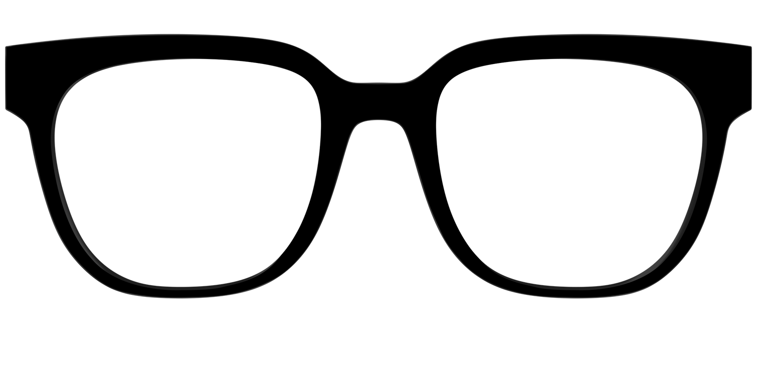 The Black - Front Top Image - Pair Eyewear