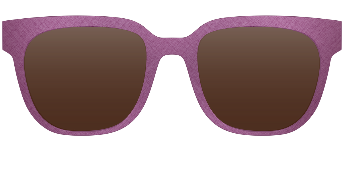The Polarized Brushed Rose Sun Top - Front Top Image - Pair Eyewear