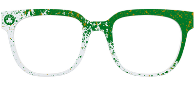 Celtics Splatter - Front Top Thumbnail - Pair Eyewear