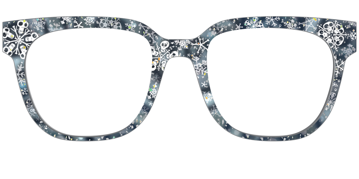 The Christmas Town Snow Globe with Holographic Glitter - Front Top Image - Pair Eyewear