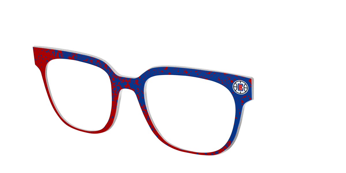The Clippers Splatter - Angle Top Image - Pair Eyewear