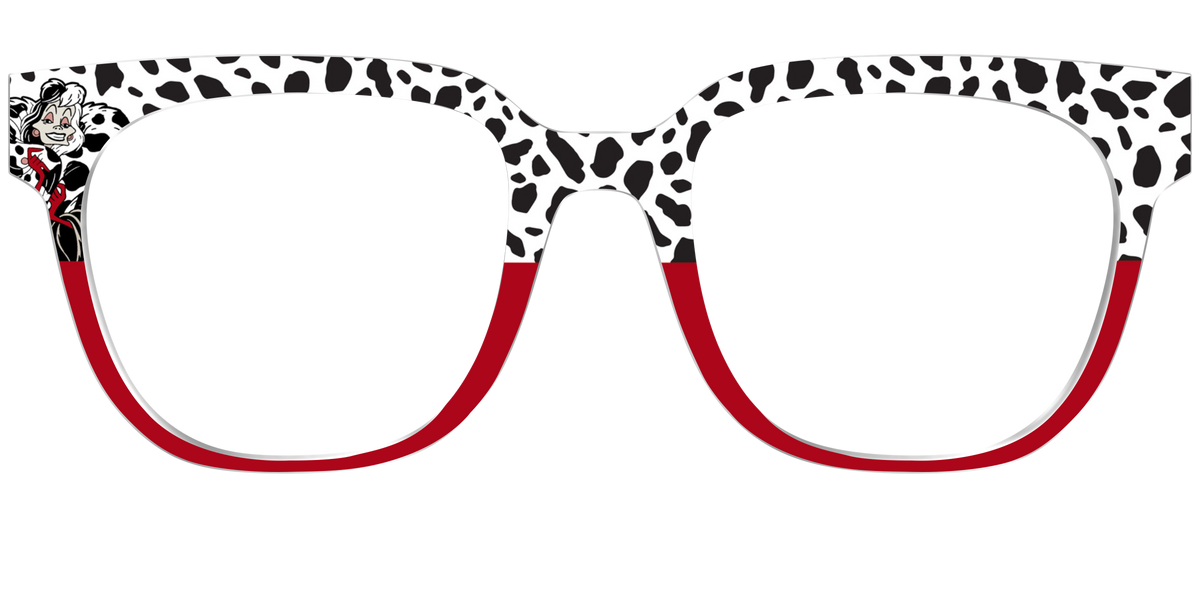 Cruella's Wicked Glamour Split - Front Top Image - Pair Eyewear